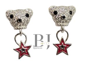HANGING BEAR EARRINGS