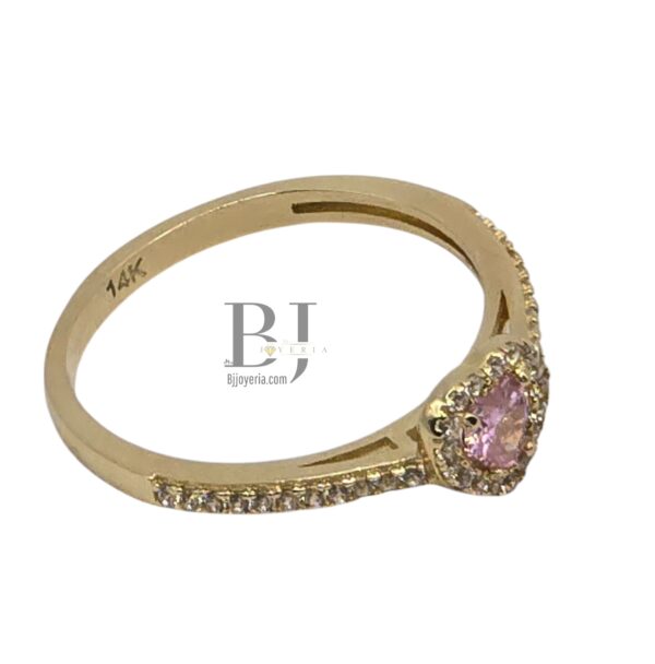 BABY PINK HEART RING - Image 2