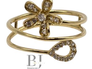 SPIRAL FLOWER RING