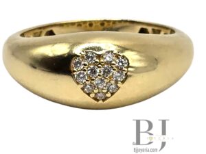 CHUNKY HEART RING