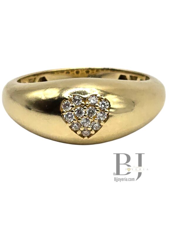 CHUNKY HEART RING