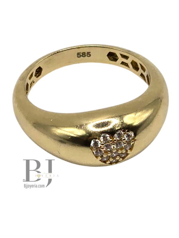 CHUNKY HEART RING - Image 3
