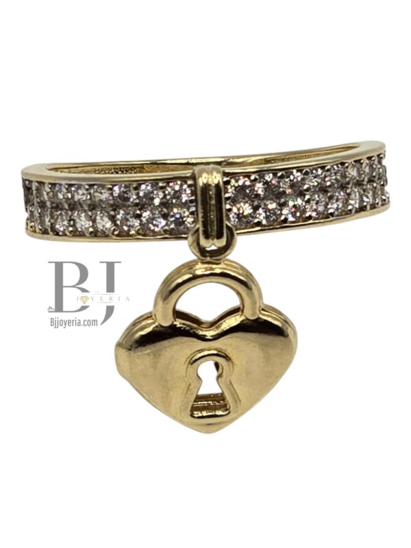 HEART CHARM RING