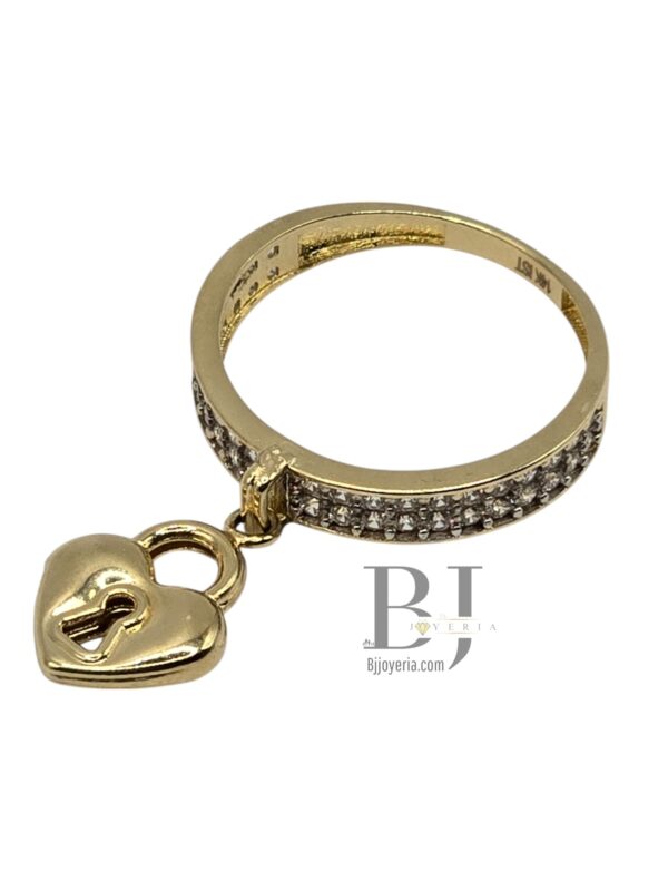HEART CHARM RING - Image 3