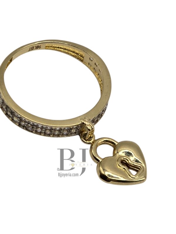 HEART CHARM RING - Image 2