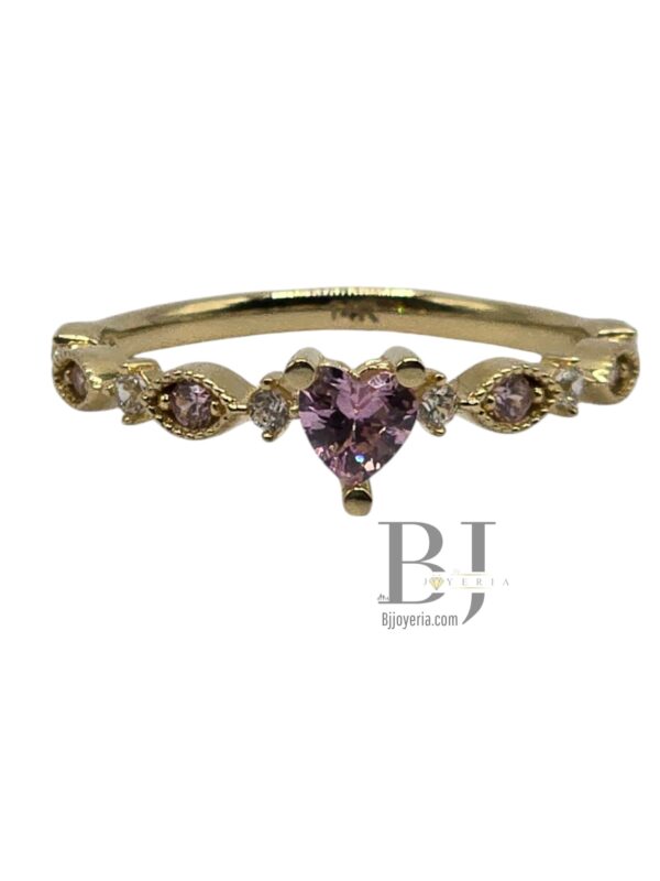 BABY PINK HEART RING - Image 4