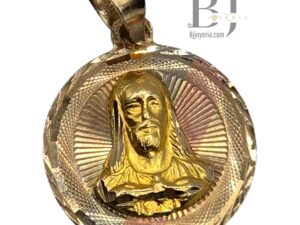 JESUS THREE GOLD PENDANT