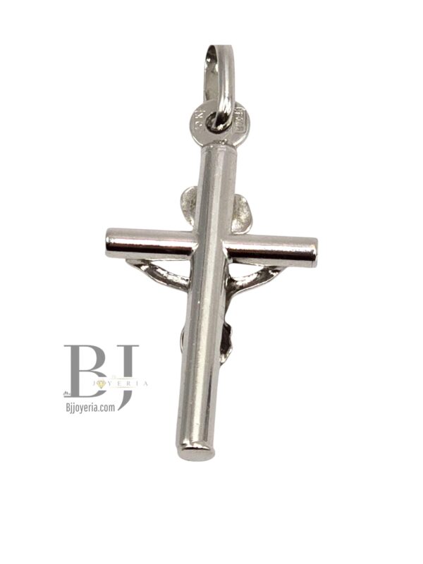 CROSS PENDANT WITH CHRIST WHITE GOLD - Image 3