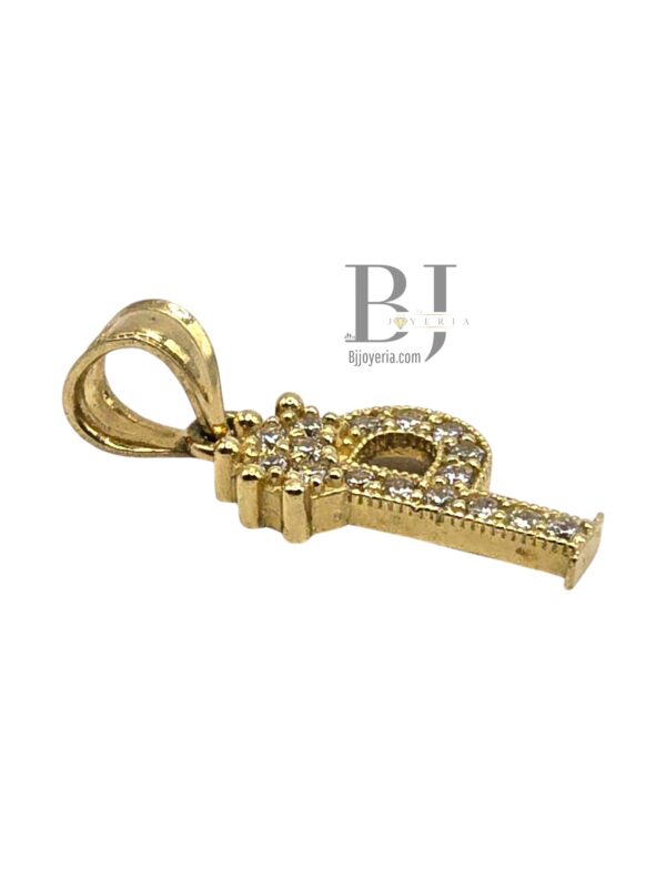 PENDANT MINNI LETTER P WITH CROWN - Image 3