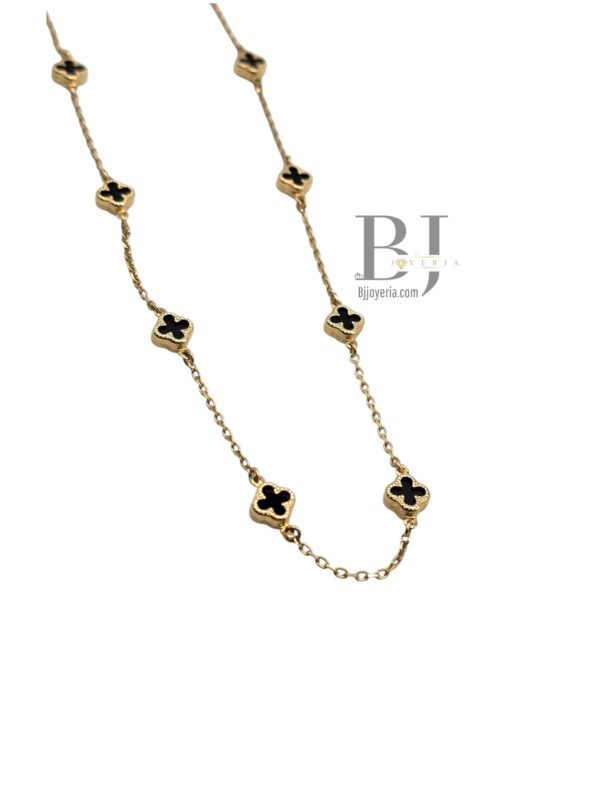 BLACK FLOWER CHAIN - Image 2