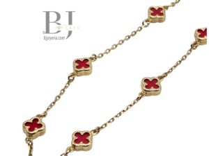 RED FLOWER BRACELET