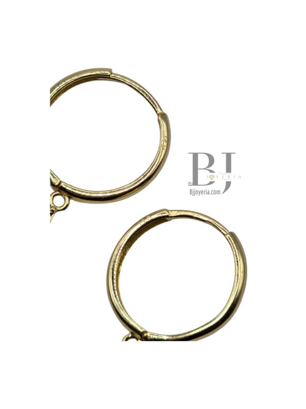 LONG FLOWER EARRINGS - Image 3