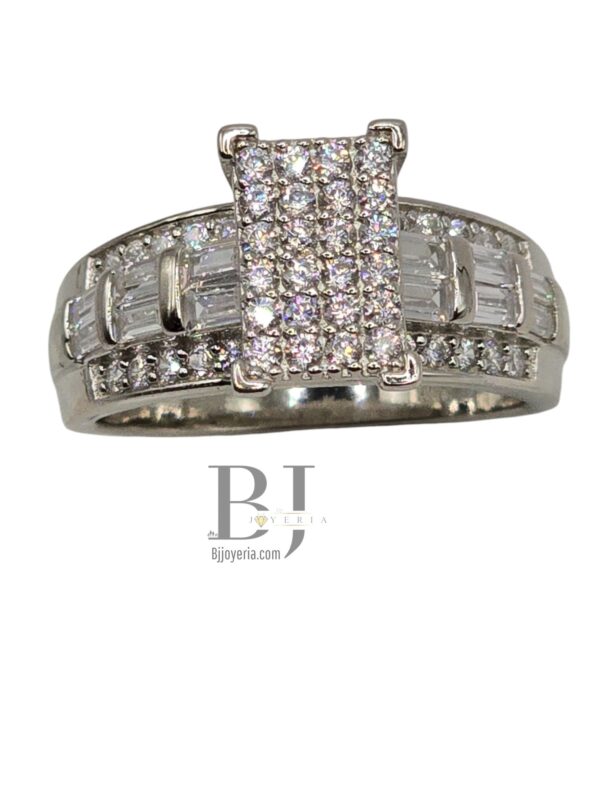 RECTANGLE RING PRINCESS CUT - Image 3