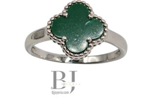 GREEN FLOWER RING