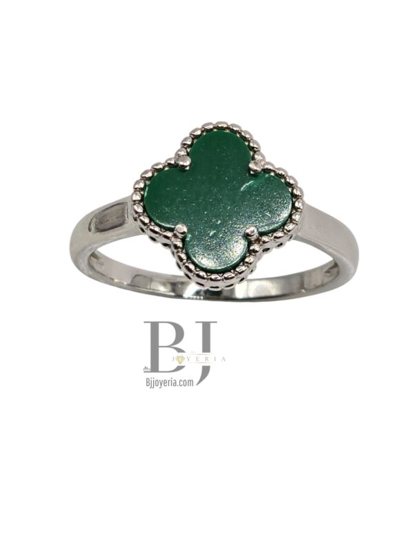 GREEN FLOWER RING