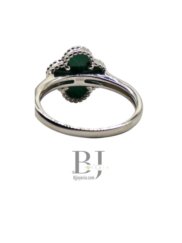 GREEN FLOWER RING - Image 3