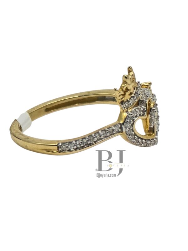 DIAMOND HEART RING - Image 2