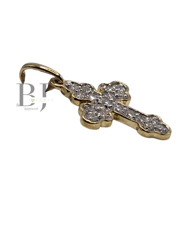 NATURAL DIAMOND CROOSS PENDANT - Image 3
