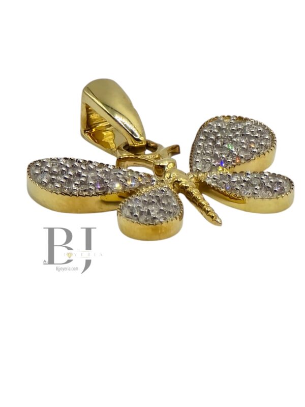 NATURAL DIAMOND BUTTERFLY PENDANT - Image 3