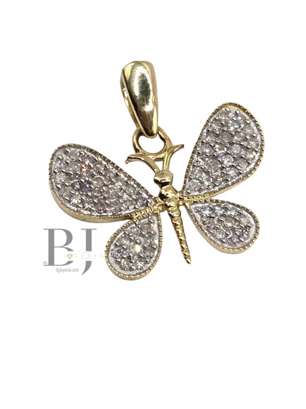 NATURAL DIAMOND BUTTERFLY PENDANT