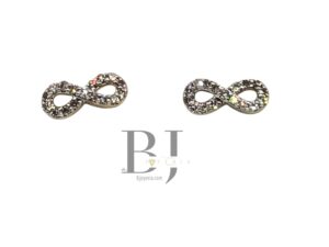 NATURAL DIAMOND INFINITY EARRING
