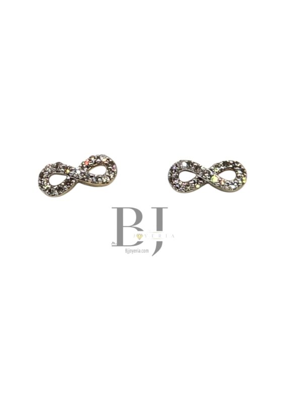 NATURAL DIAMOND INFINITY EARRING