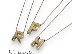 CHAIN & LETTER PENDANT (1767)