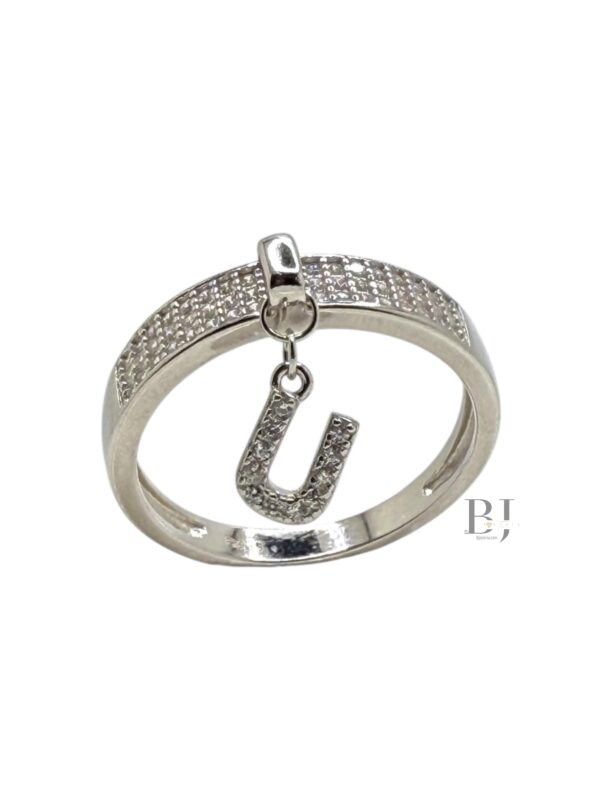 CHARM RING LETTER U - Image 2