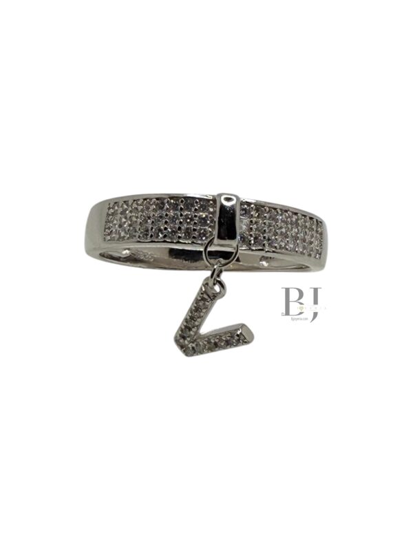 CHARM RING LETTER V - Image 4