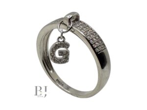 CHARM RING LETTER G