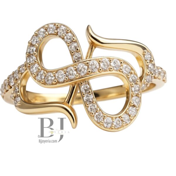 NATURAL DIAMOND HEART RING 1/3 CTW - Image 3