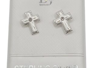 CROSS EARRING (ball clasp)