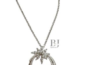ROLO CHAIN WITH FLOWER PENDANT