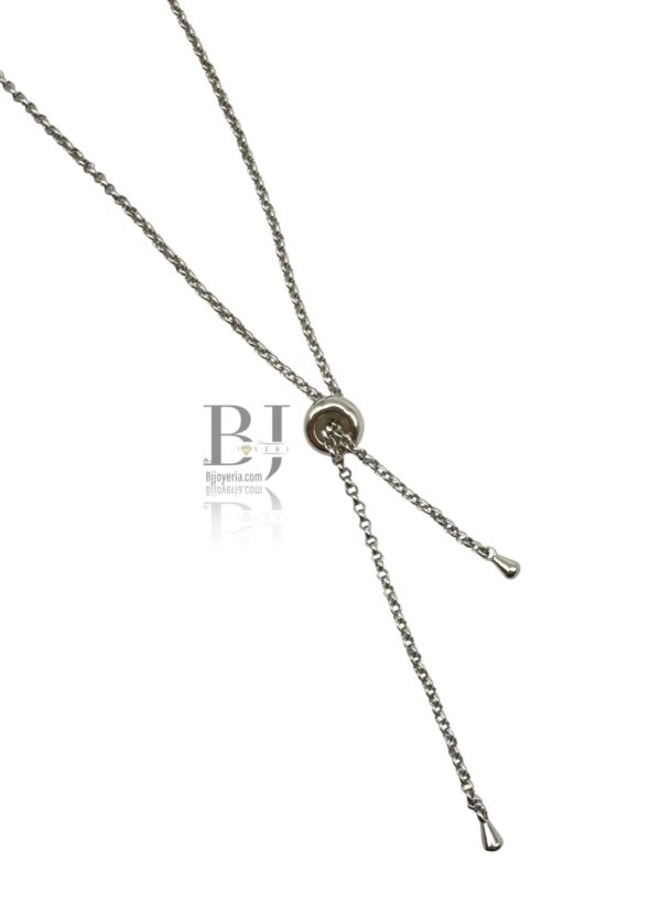 ROLO CHAIN WITH FLOWER PENDANT - Image 2