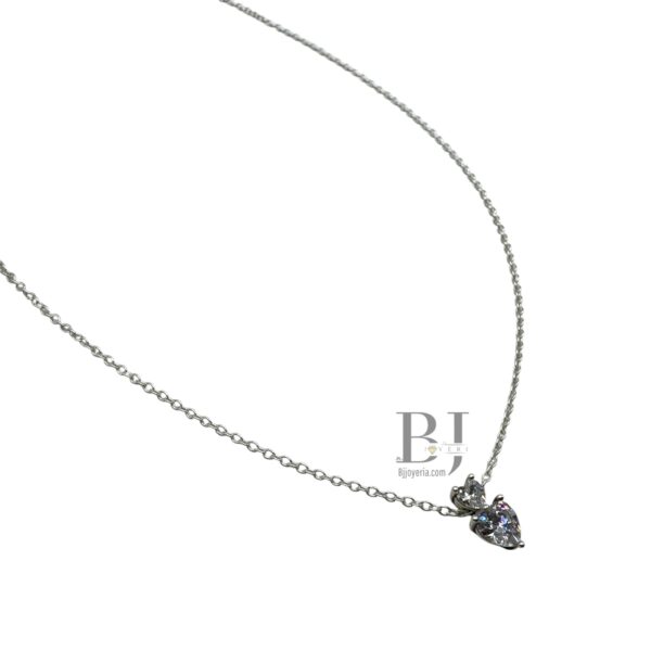 DOUBLE HEART ON CABLE CHAIN - Image 2