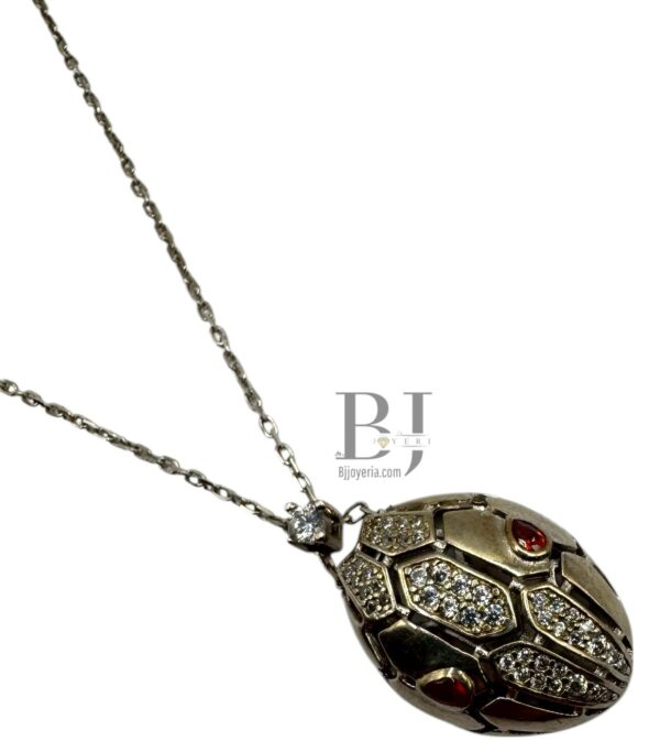 'SERPENTI' SNAKE HEAD ON CABLE CHAIN