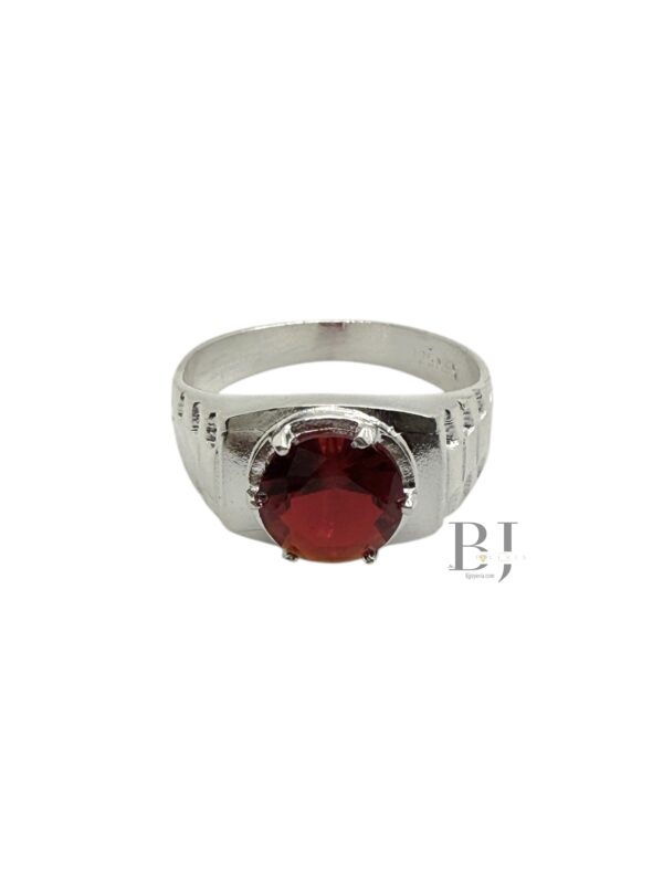 RED STONE RING #8 (0609) - Image 2