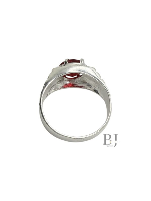 RED STONE RING #8 (0609) - Image 3
