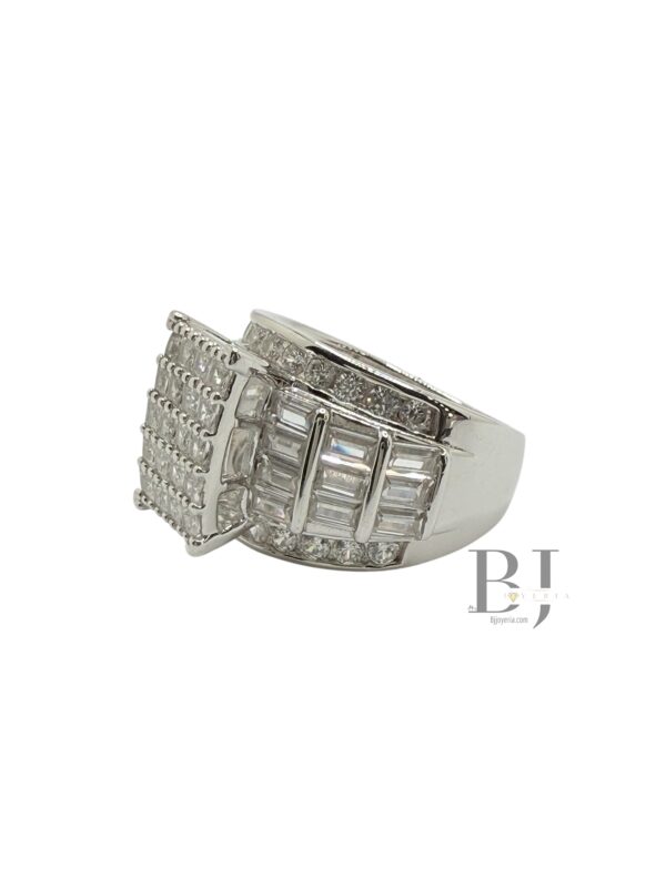 RECTANGLE RING PRINCESS CUT #7 (0668) - Image 3