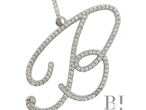 LARGE LETTERS WITH ZIRCONS
