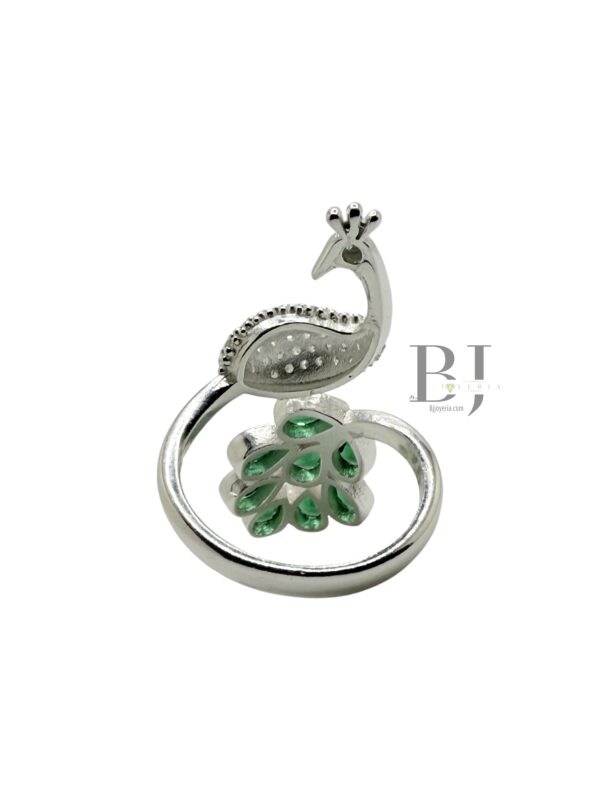 DUO RING AND PEACOCK PENDANT (0914) - Image 5