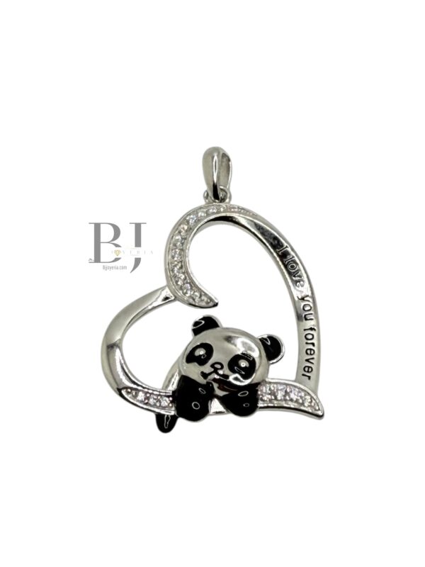 PANDA HEART PENDANT (0816)