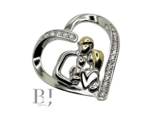 FAMILY HEART PENDANT (0820)