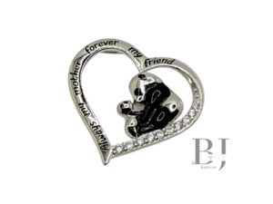 MAMA PANDA HEART PENDANT (0785)