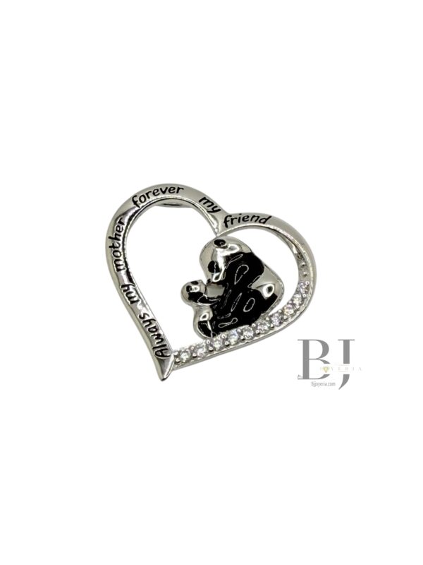 MAMA PANDA HEART PENDANT (0785)