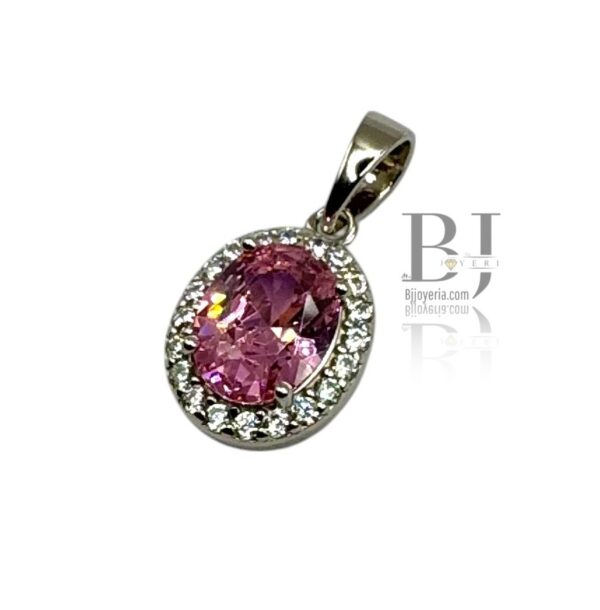PINK OVAL PENDANT - Image 2