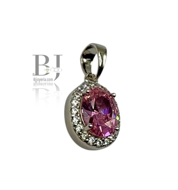 PINK OVAL PENDANT - Image 3