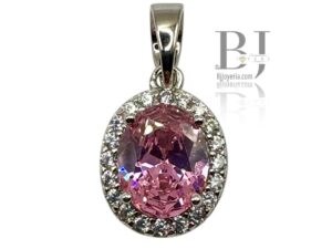 PINK OVAL PENDANT
