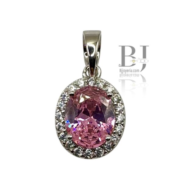 PINK OVAL PENDANT