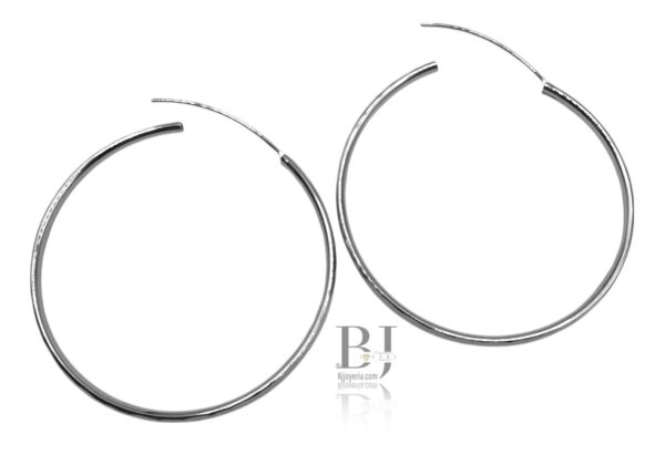 DIAMOND CUT HOOPS - Image 4